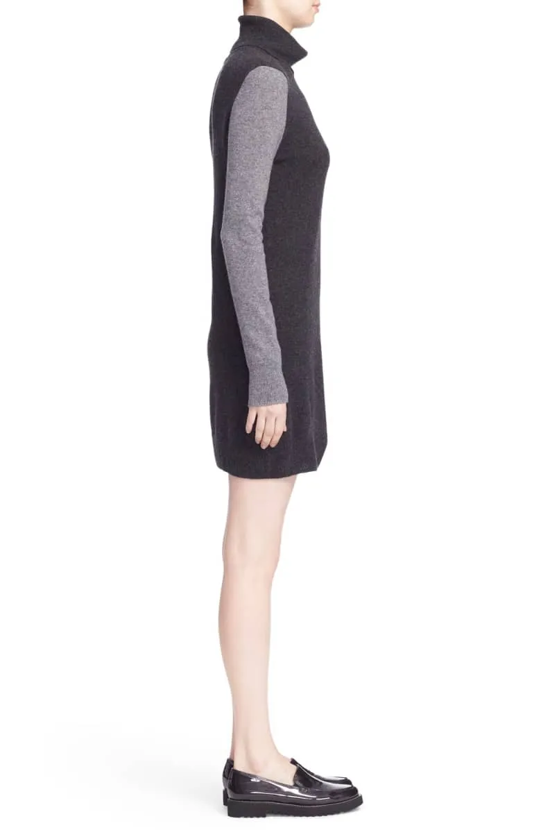 Equipment Womens Oscar Cashmere Turtleneck Sweater Dress Large (L)