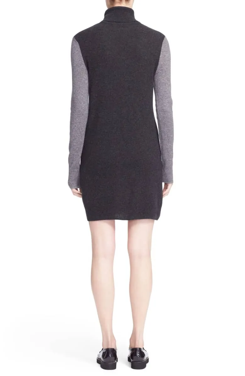 Equipment Womens Oscar Cashmere Turtleneck Sweater Dress Large (L)