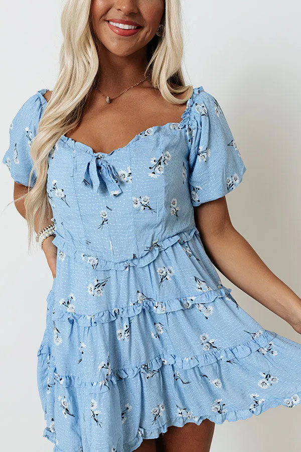 Floral Euphoria Babydoll Tunic Dress