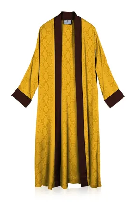 Full Length Robe Dress Made with Vegan Silk