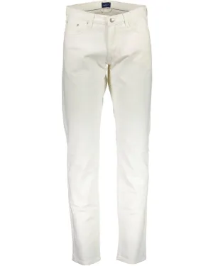 Gant Slim Fit Jeans White