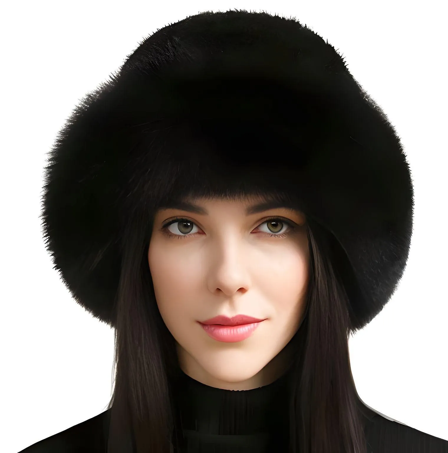 Genuine Real Natural Knitted Mink Fur Hat Cap Luxury Women's Knit Fashion Winter Headwear Warm Real Fox Fur Hats