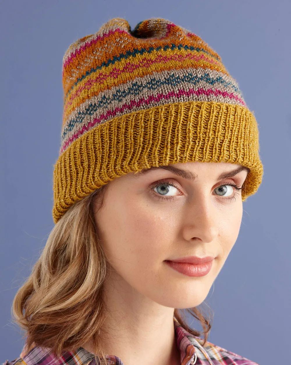 Glamorous Fair Isle Hat (Knit)