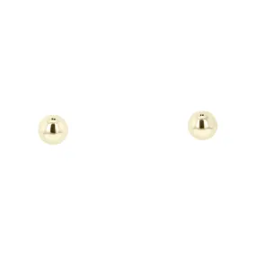 Gold Stud Earrings 3mm