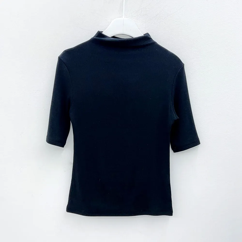 Half Turtleneck Short Sleeve T-shirt L1002