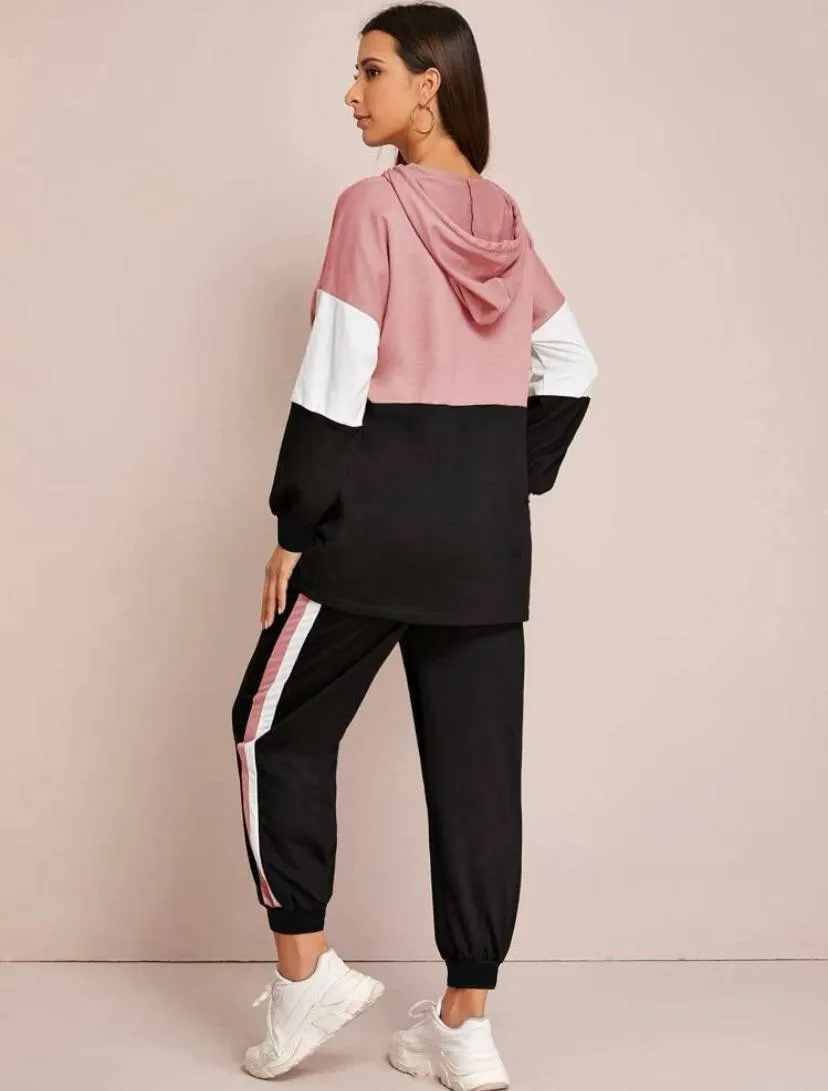 Half Zipped Sweater and Pant Matching Set