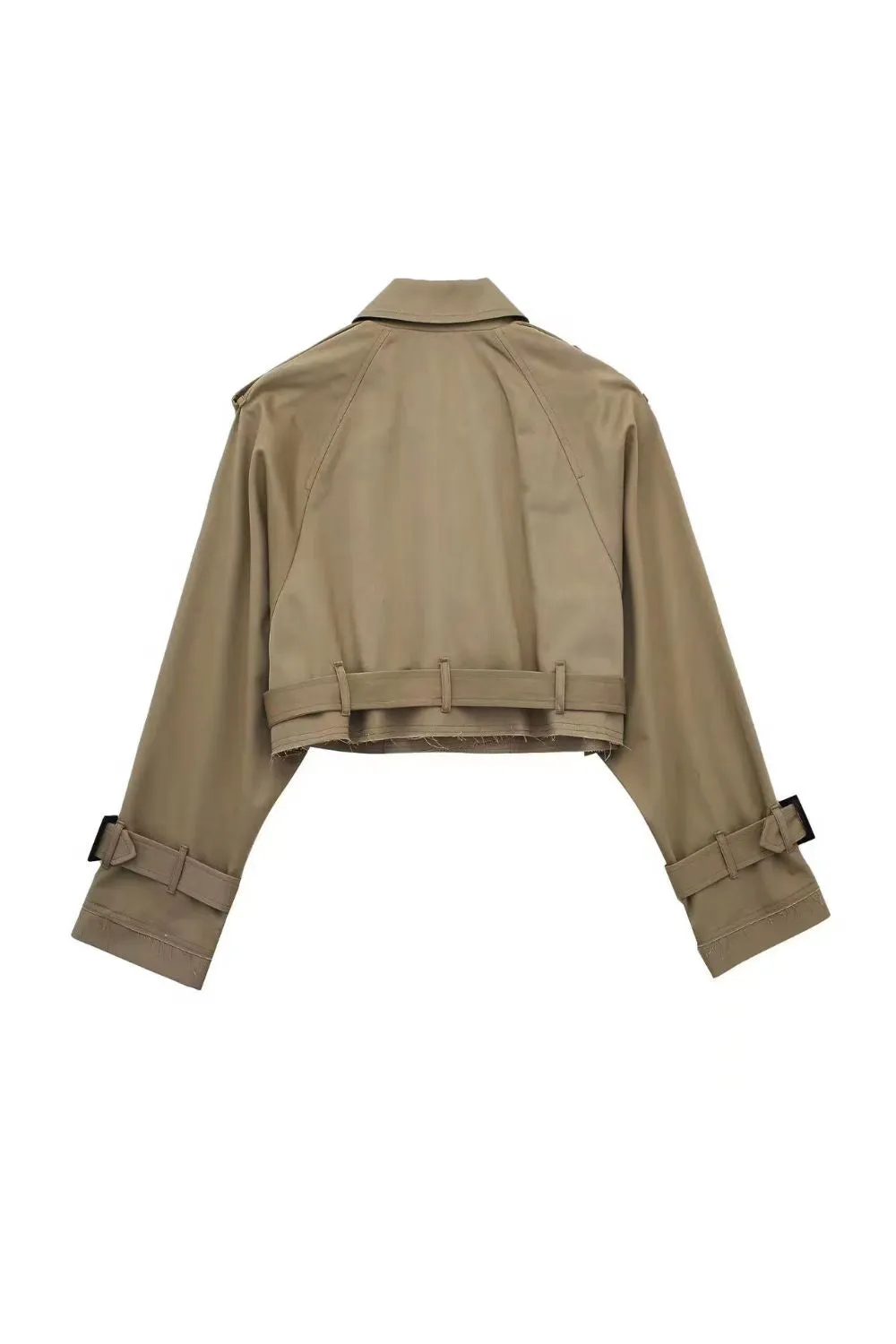 'Hannah' Casual Belted Long Sleeve Trench Coat (4 Color)