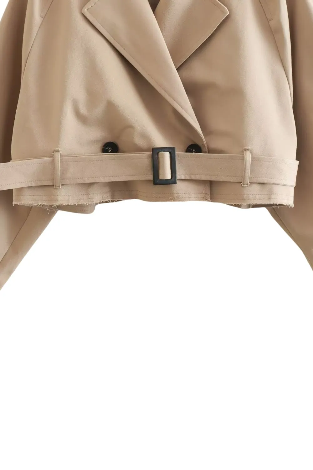 'Hannah' Casual Belted Long Sleeve Trench Coat (4 Color)