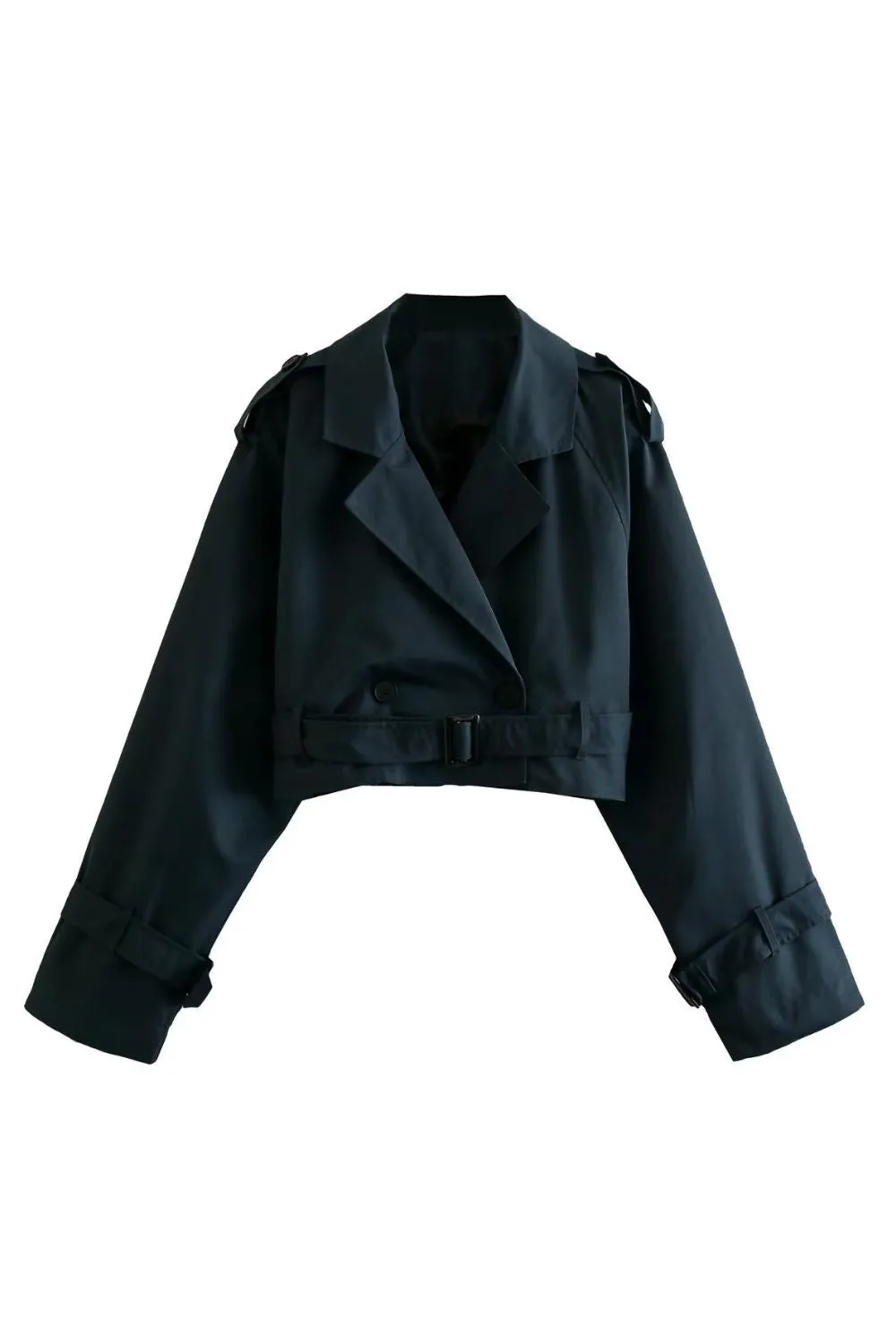 'Hannah' Long Sleeve Casual Trench （4 Color)