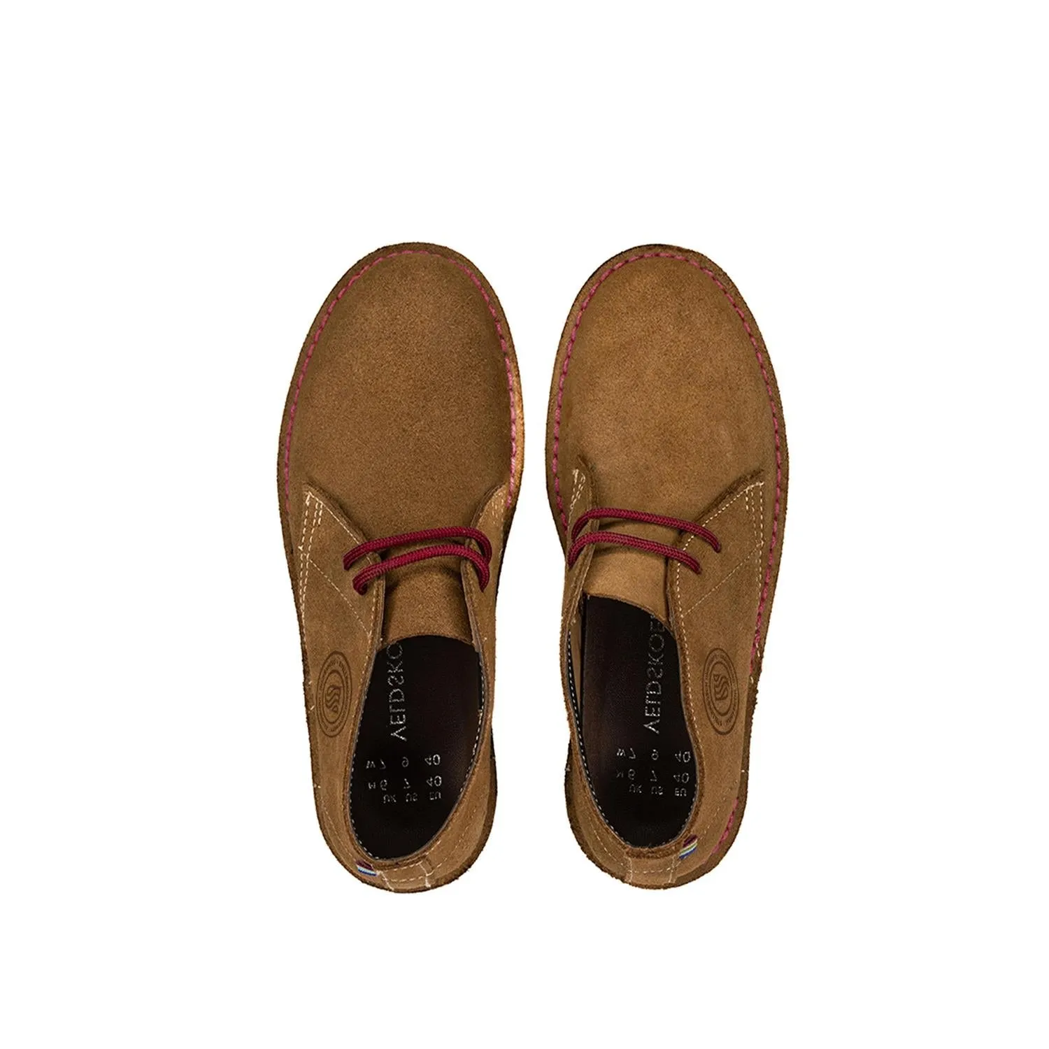 Heritage Branded Maties (Maroon Sole)