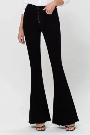 High Rise Stretch Super Flare Jeans