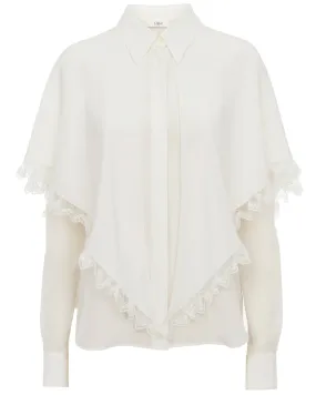 Iconic Milk Heritage Cape Blouse