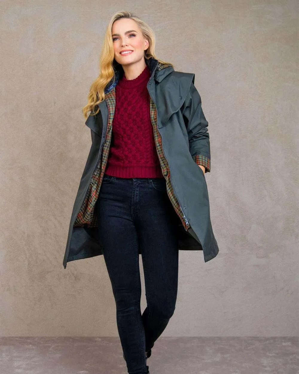 Jack Murphy Cotswold Ladies Waterproof 3/4 Coat