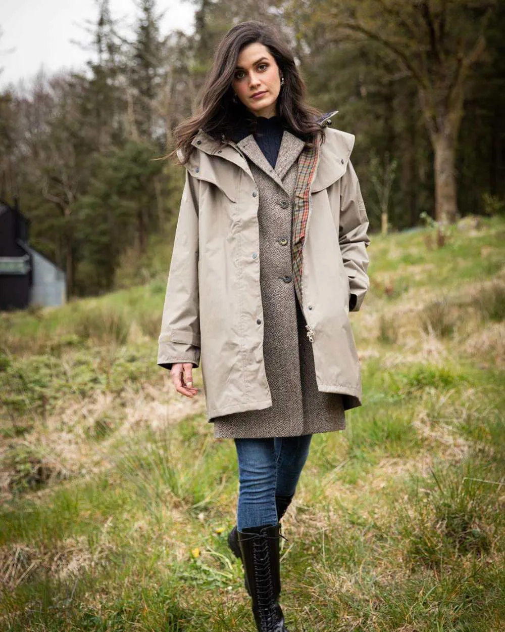 Jack Murphy Cotswold Ladies Waterproof 3/4 Coat