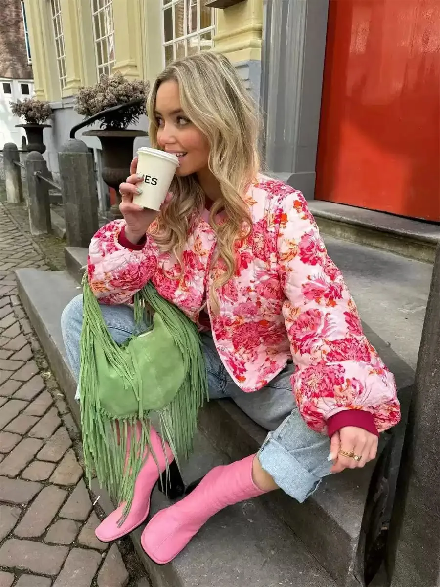 Jade Floral Jacket