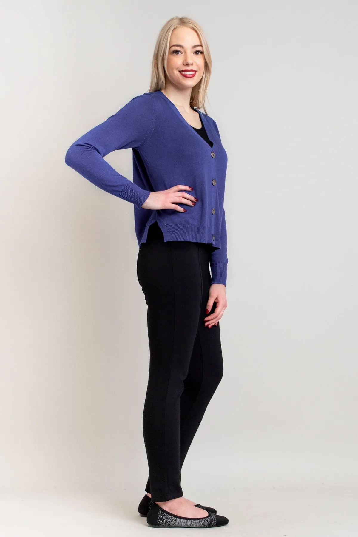 Jessica Sweater, Deep Blue, Bamboo Cotton