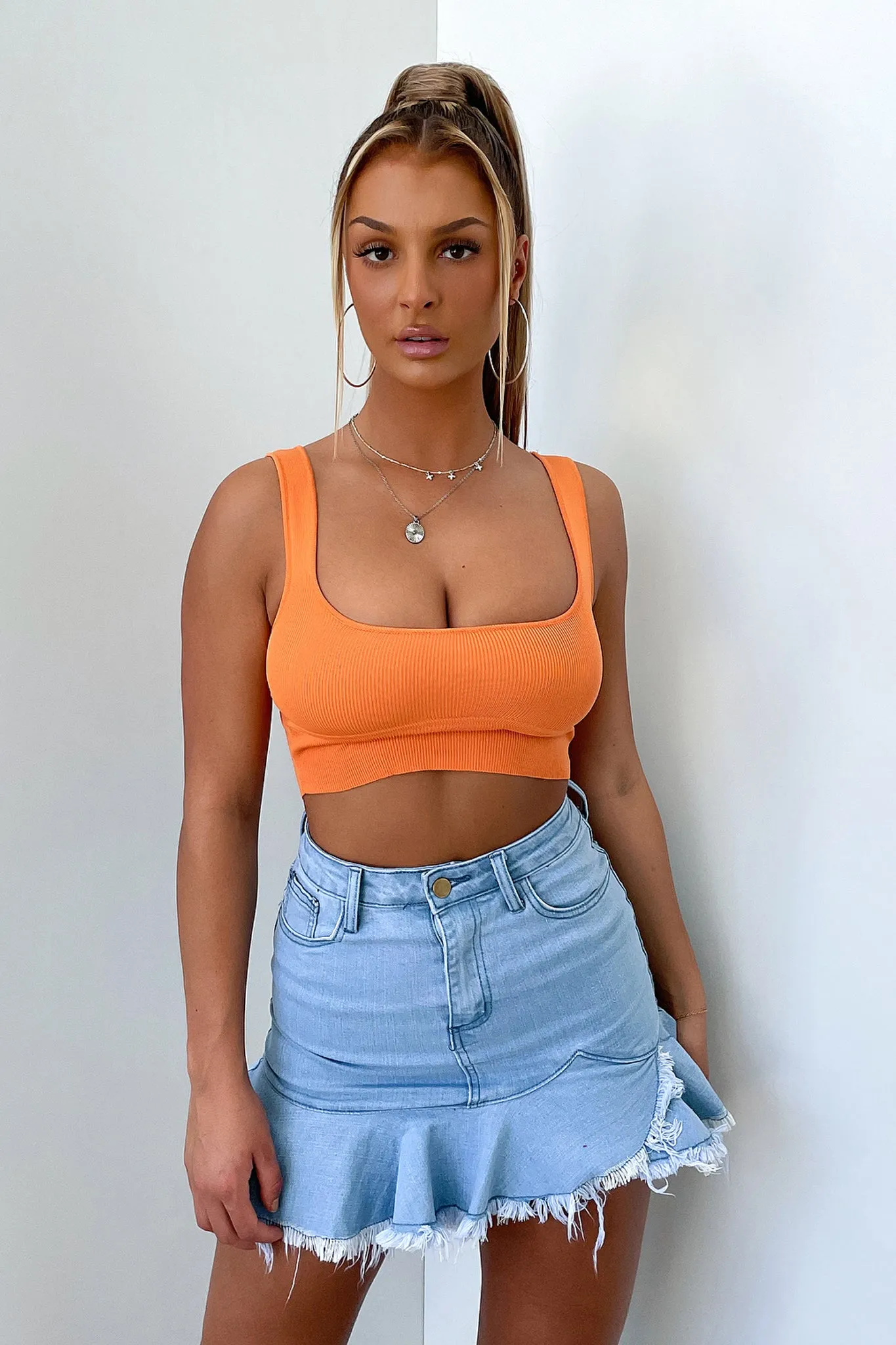 Kalani Crop - Orange