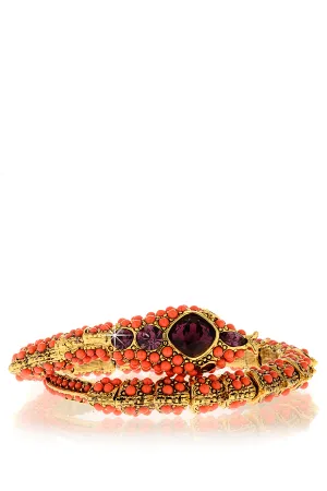 KENNETH JAY LANE ROYAL Coral Snake Bracelet