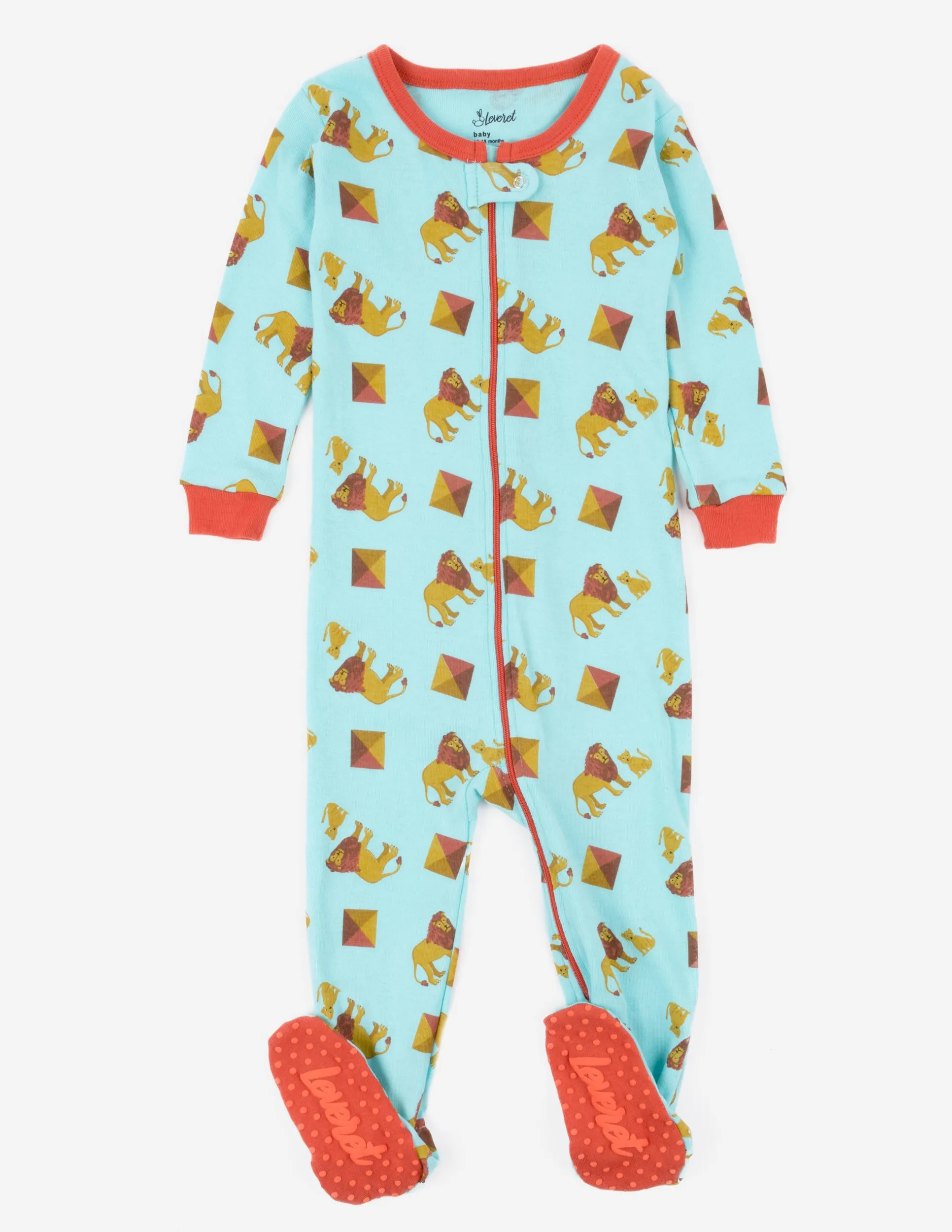 Kids Footed Cotton Pajamas