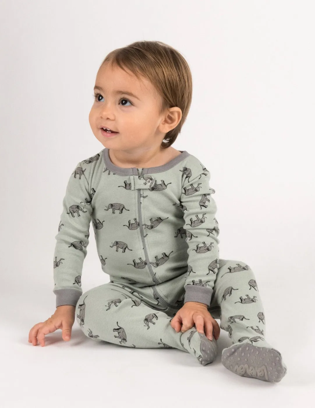 Kids Footed Cotton Pajamas