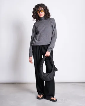 KNIT TURTLENECK THAMES DARK GREY GOTS