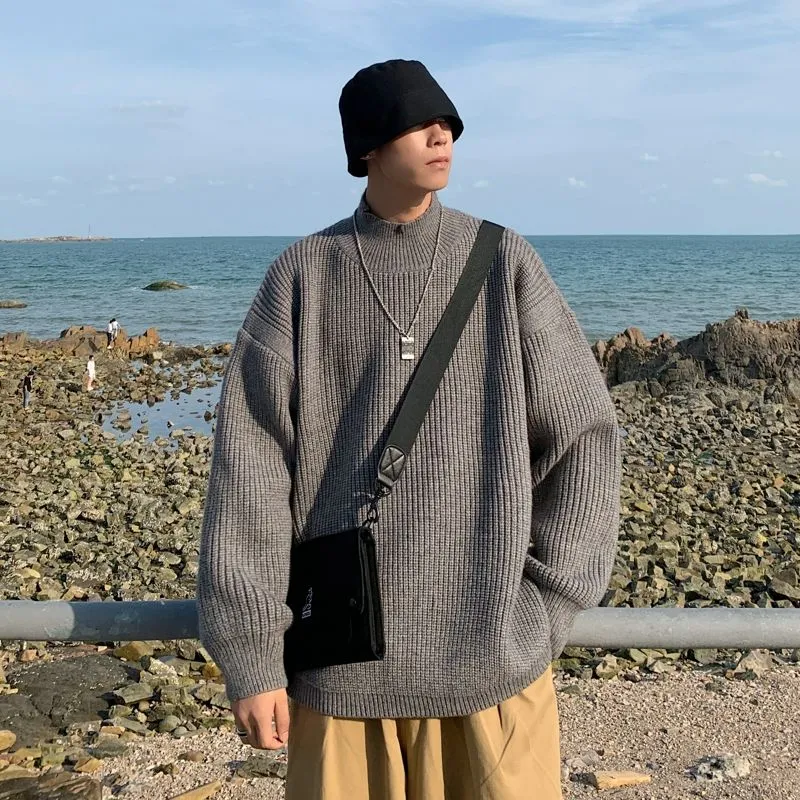 [Korean Style] Cashmere Blend Turtleneck Sweaters