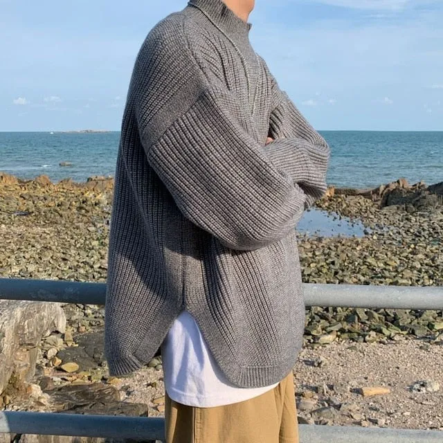 [Korean Style] Cashmere Blend Turtleneck Sweaters