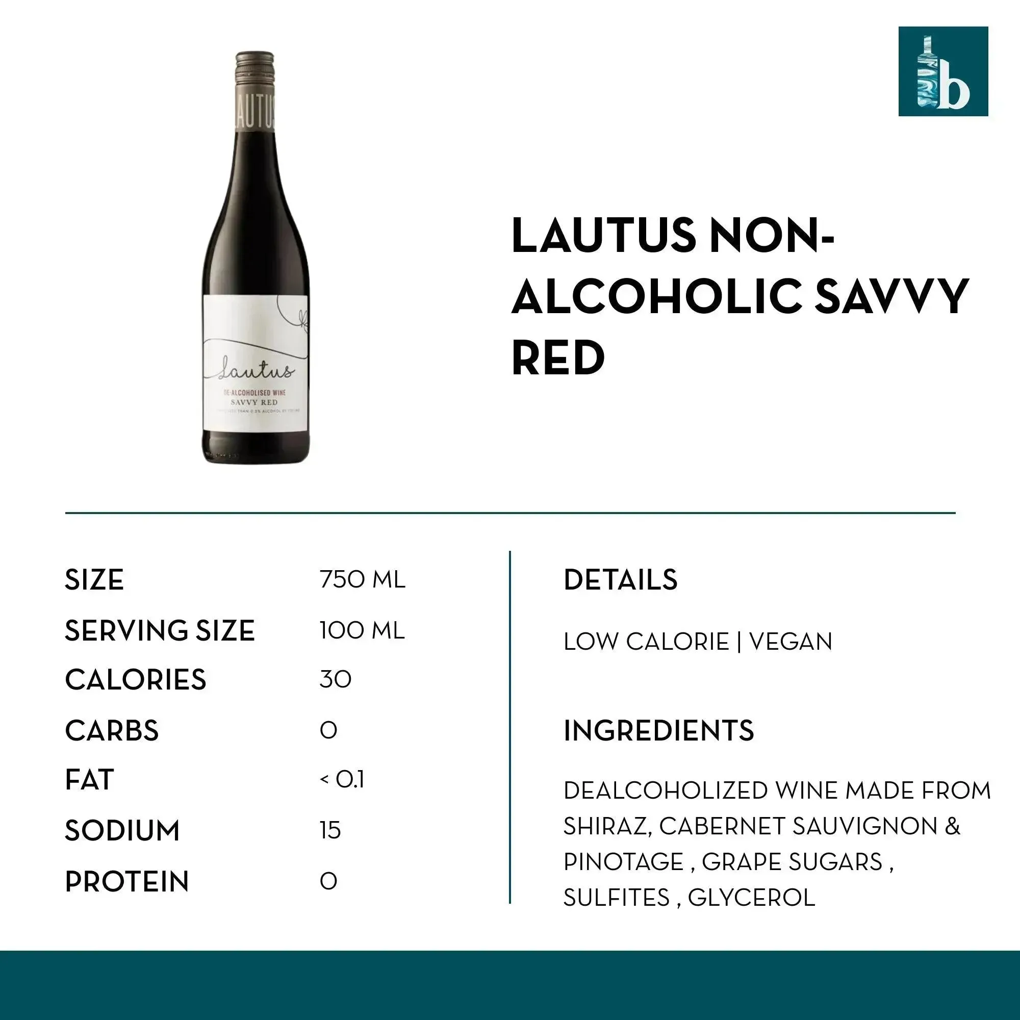 Lautus Non-Alcoholic Savvy Red