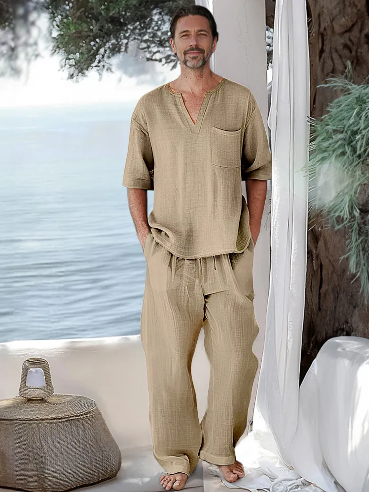 Leisure 100% Cotton 2-Piece Set