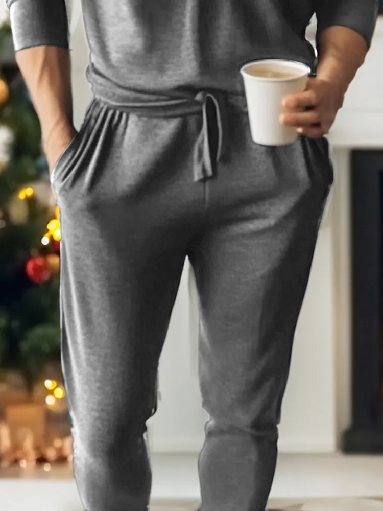 Leisure Soft V-Neck Tee Pants Set