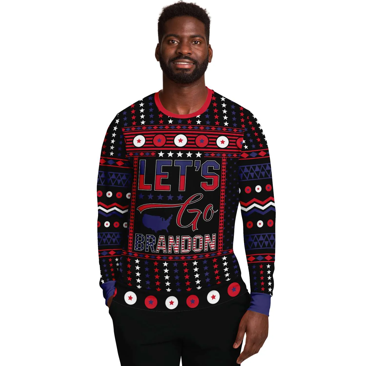 Let's Go Brandon Ugly Christmas Sweater