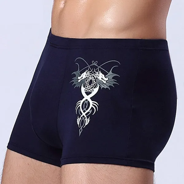 LOBEIOK Mens Boxer Shorts Mid-waist breathable calzoncillos hombre boxer sexy underwear men 4color M L XL XXL 3XL underpants