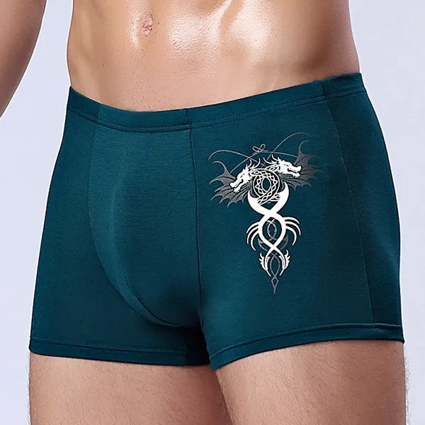 LOBEIOK Mens Boxer Shorts Mid-waist breathable calzoncillos hombre boxer sexy underwear men 4color M L XL XXL 3XL underpants