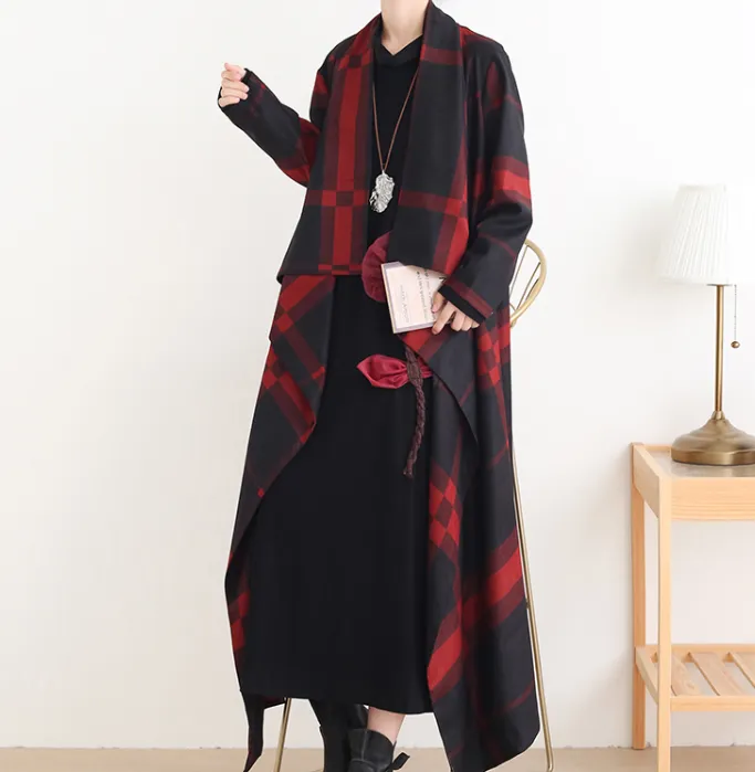 Loose Long Sleeve Women Dresses Trench Coat Casual Women Dresses SSM97215