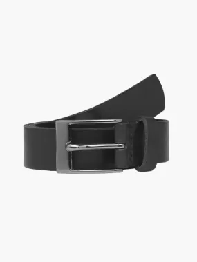 Made in England Black Leather Belt