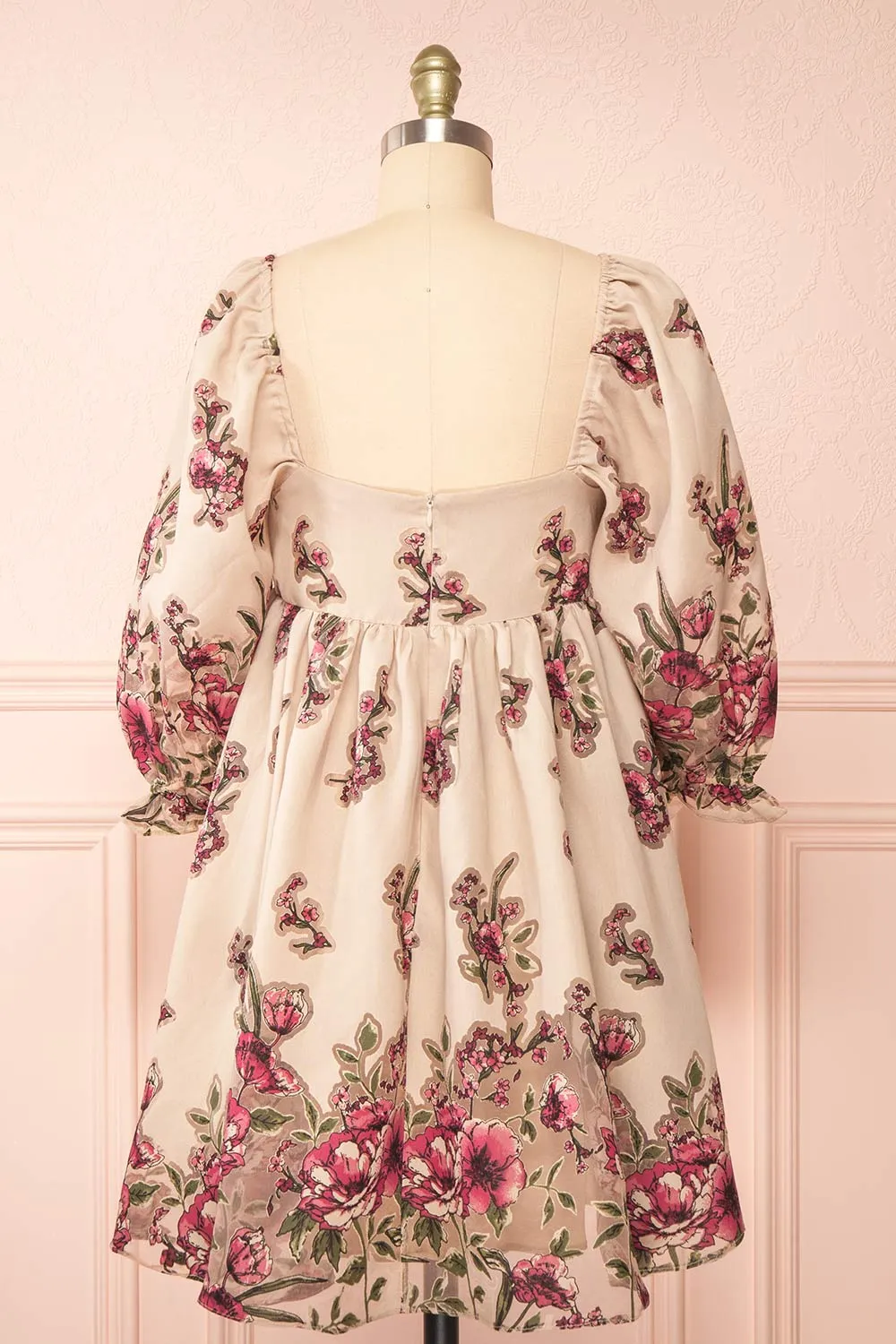 Magnificum | Short Floral Babydoll Dress