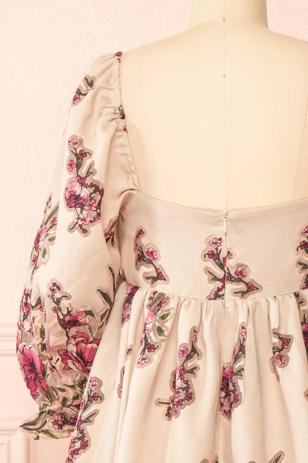 Magnificum | Short Floral Babydoll Dress