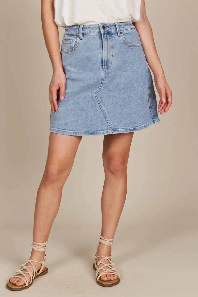 Margot Denim Skirt, Stellar