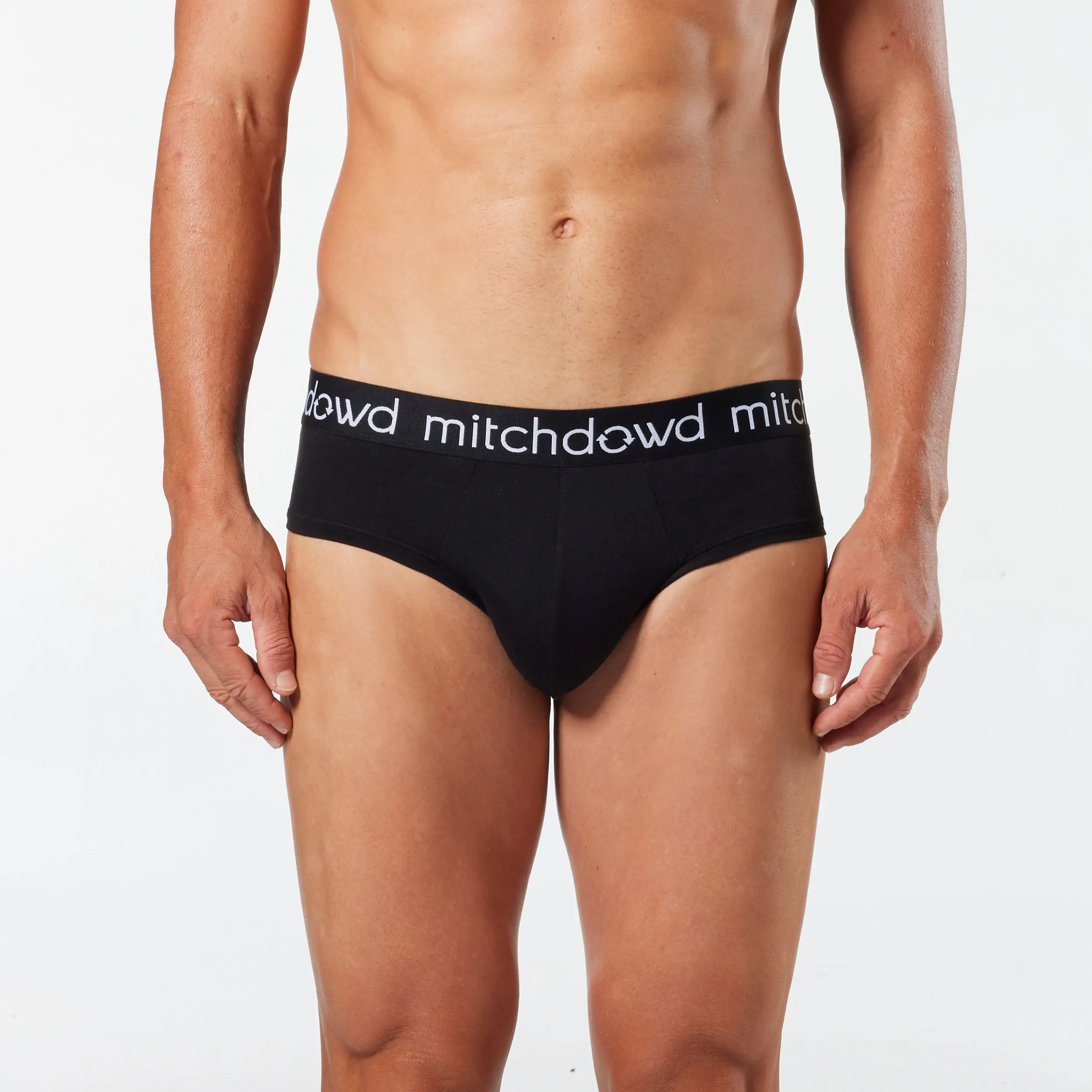 Men's Bamboo Briefs 3 Pack - Black