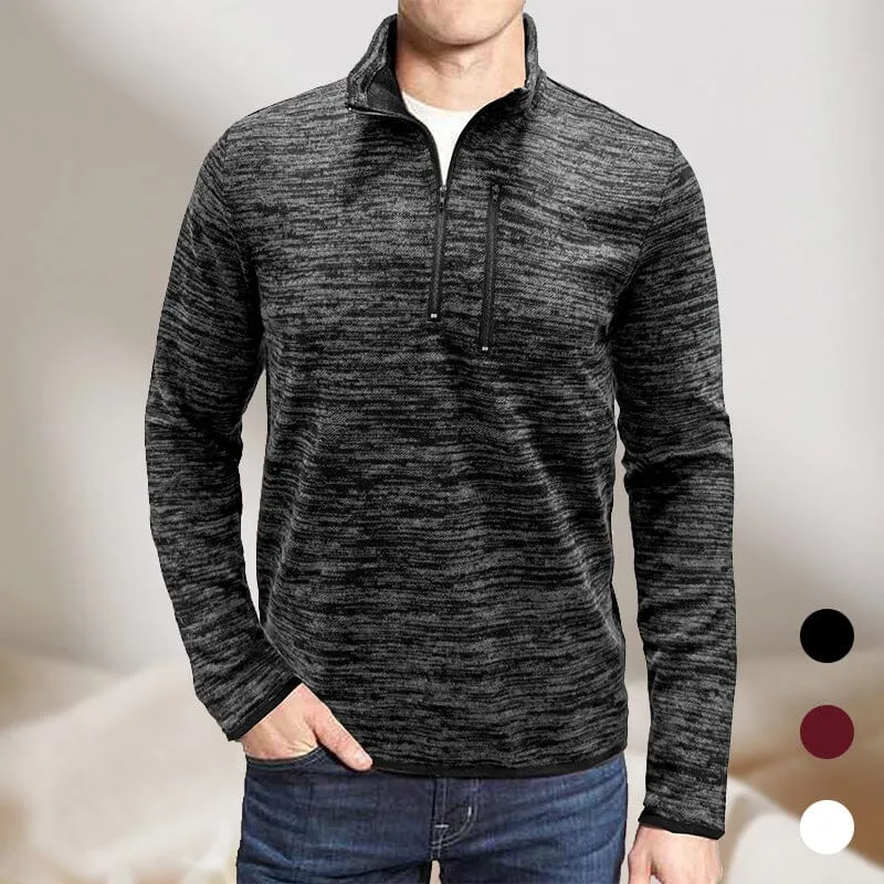 Men's Half Zip Stand Collar Sweatshirt