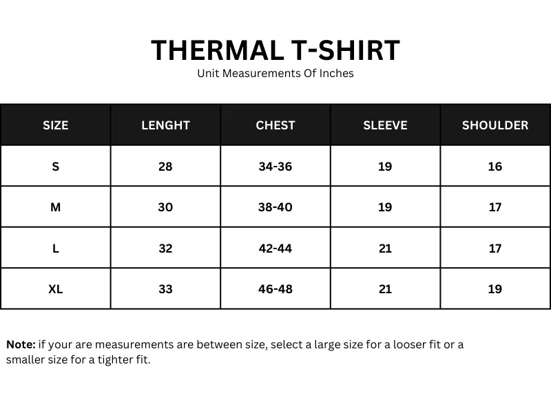 Men's Plain Thermal T-Shirt