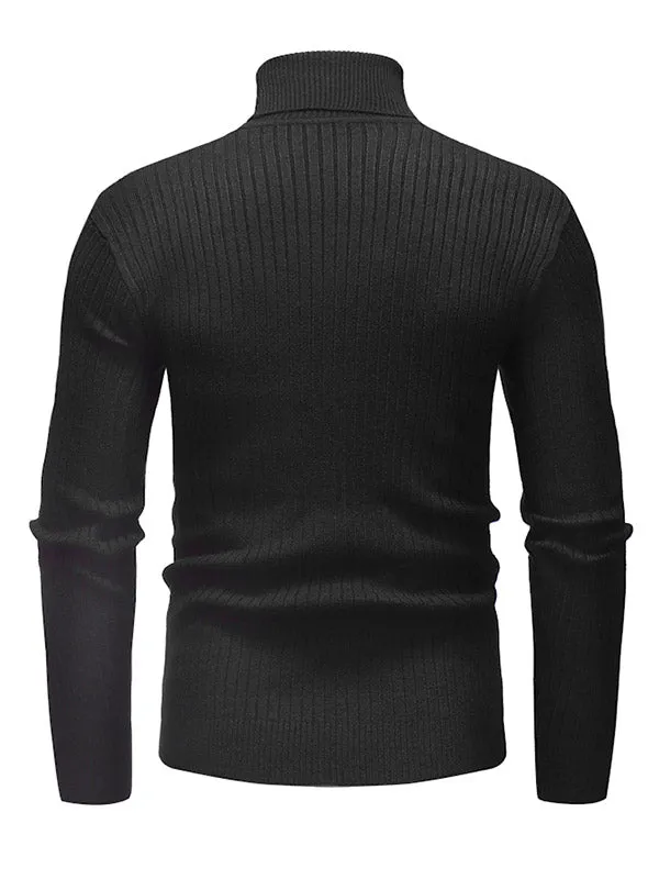 Men's Turtleneck Knit Sweater