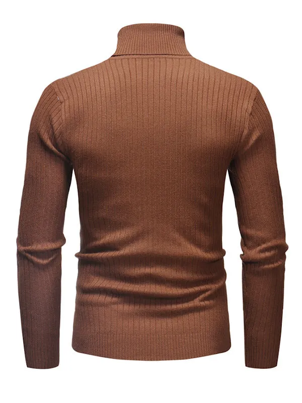 Men's Turtleneck Knit Sweater