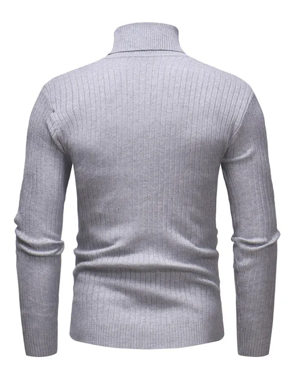 Men's Turtleneck Knit Sweater