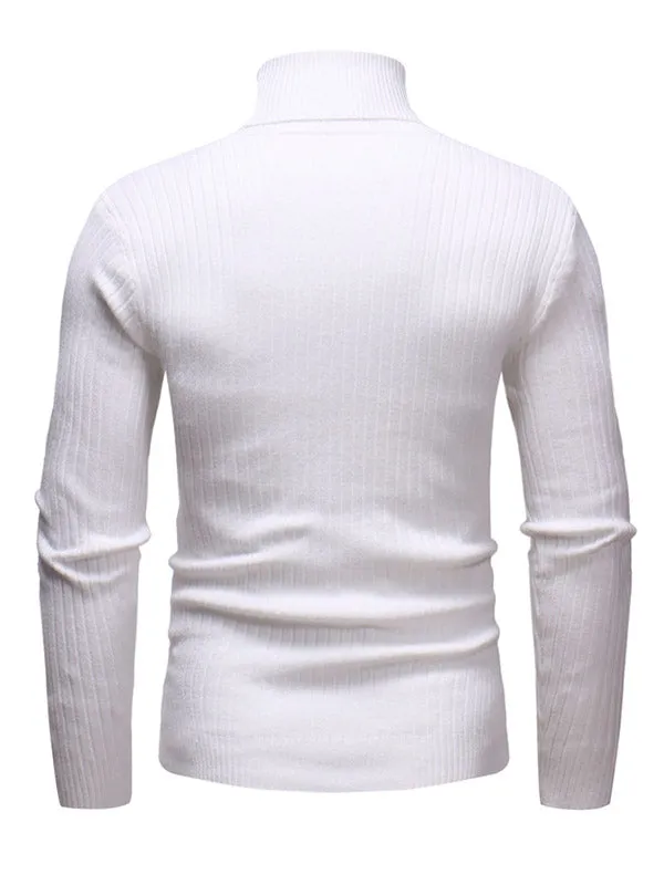 Men's Turtleneck Knit Sweater