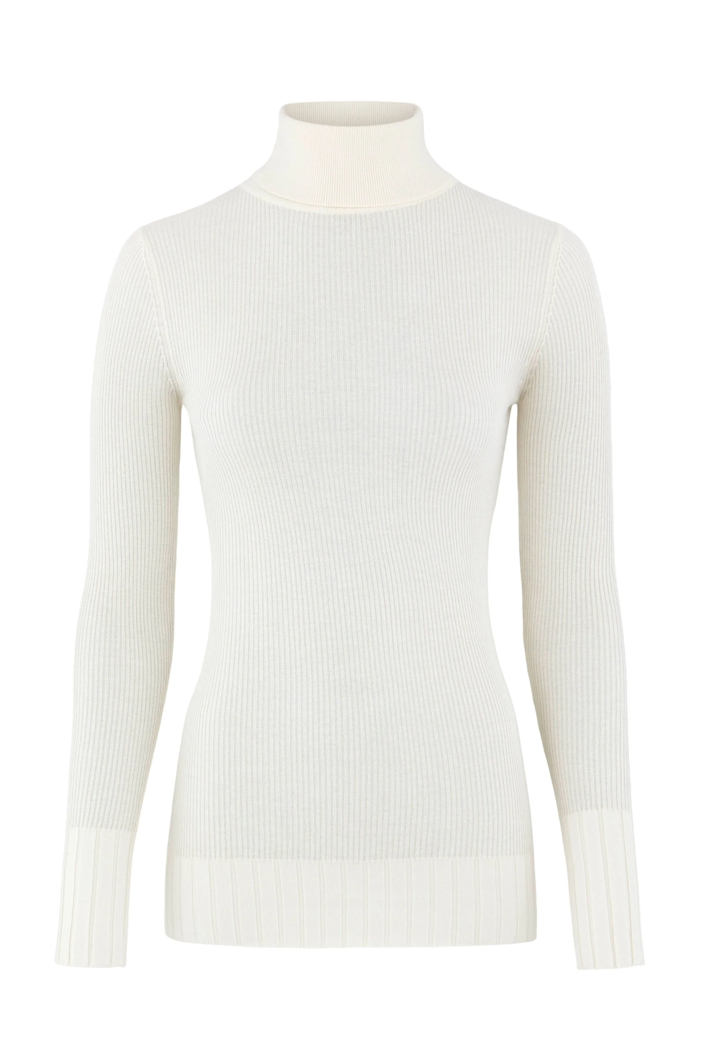 MEYER TURTLENECK - OFF WHITE - WOOL/SILK