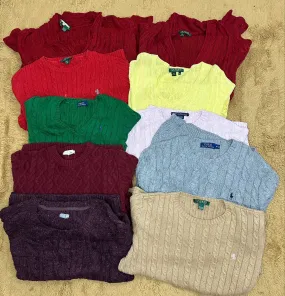 Mix Brand  Ralph Lauren/ carhartt Sweaters 10 Pc