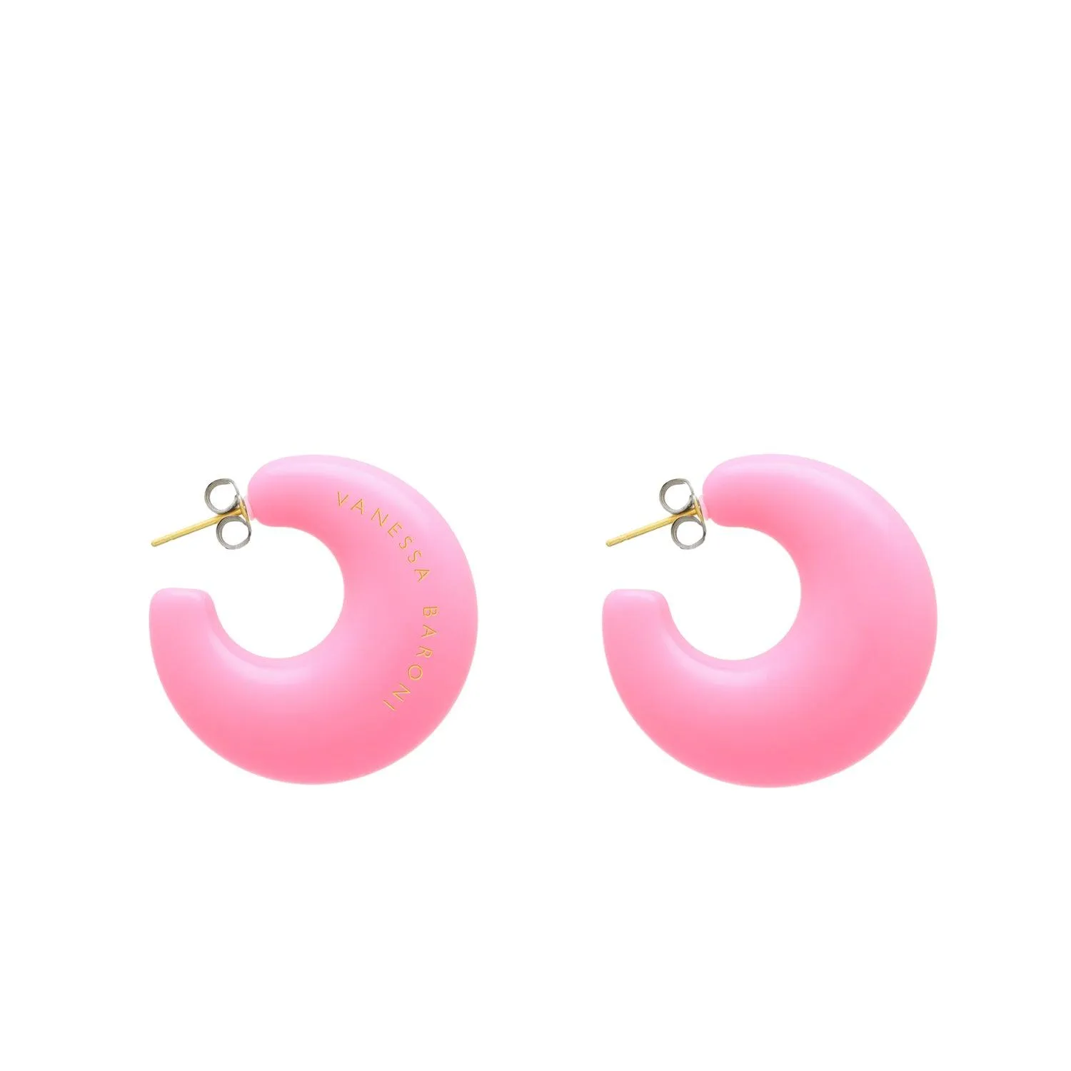 Moon Earring Bubble Gum