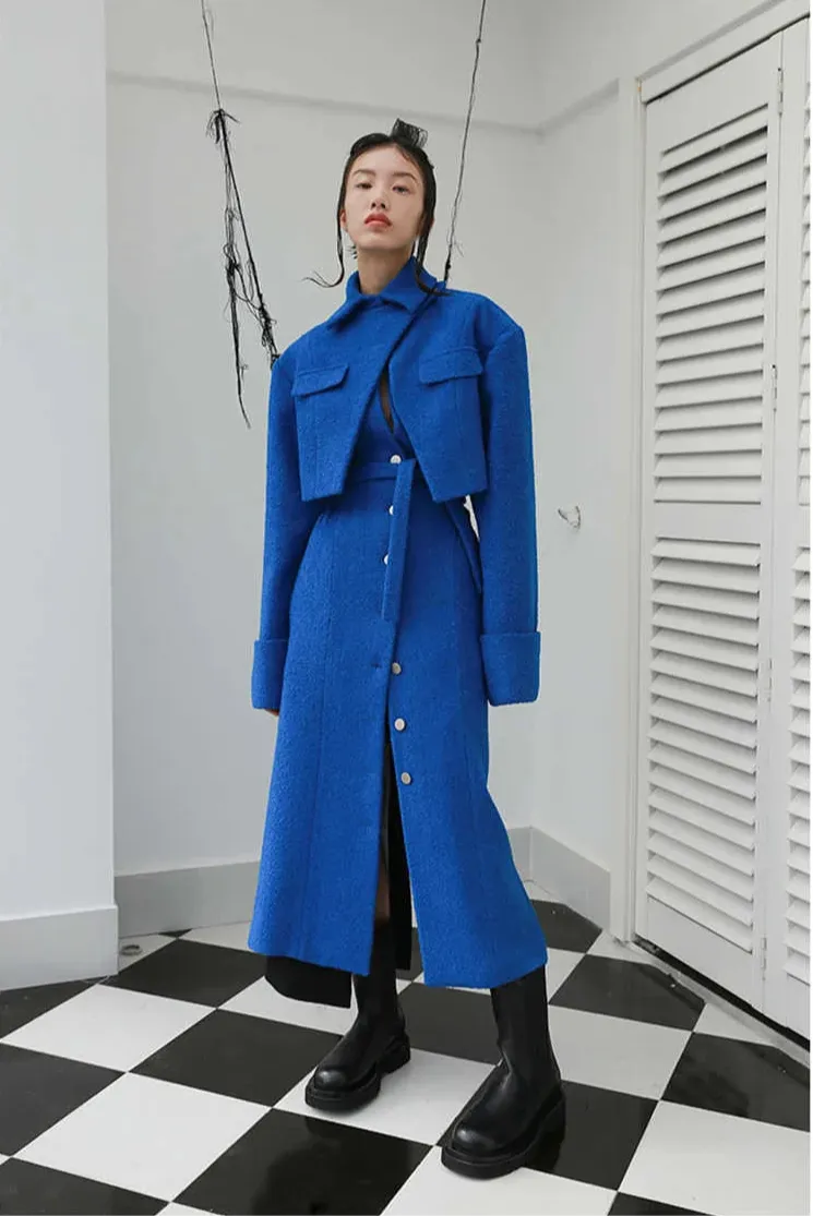 Murdapuah Layered Trench Coat