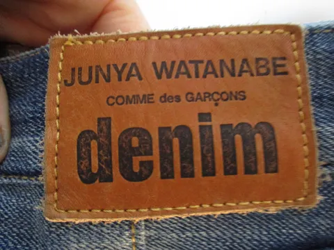 NEW JUNYA WATANABE COMME DES GARCONS Denim Patchwork Skirt M NWT